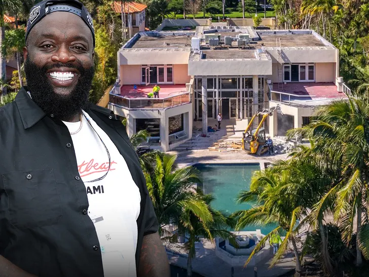 Photos-Rick Ross Begins $20 Million Mansion Renovation Amid Drake Feud, TMZ Reports