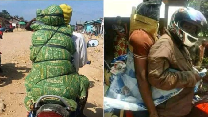 How Motorcycle Taxi Riders in Rural DR Congo Earn Lucrative Income Transporting Corpses