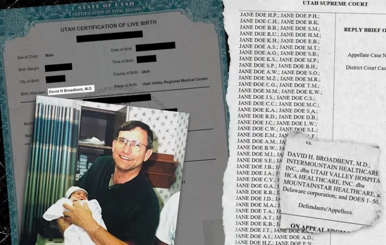 Utah OB-GYN Dr. David Broadbent Faces Criminal Charge of Forcible Sexual Abuse