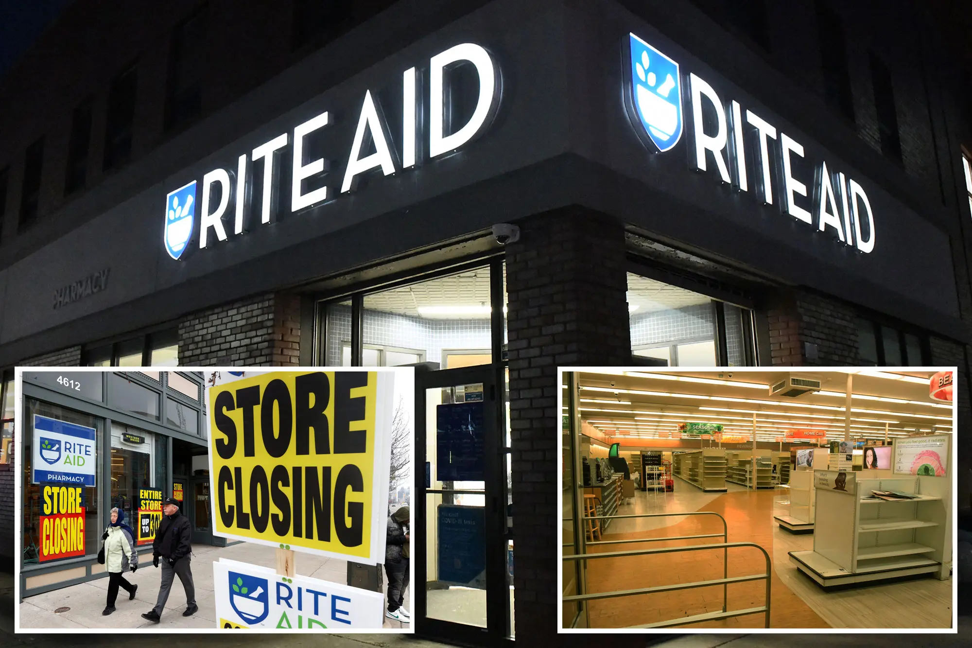 Rite Aid Continues Store Closures as Bankruptcy Proceedings Unfold