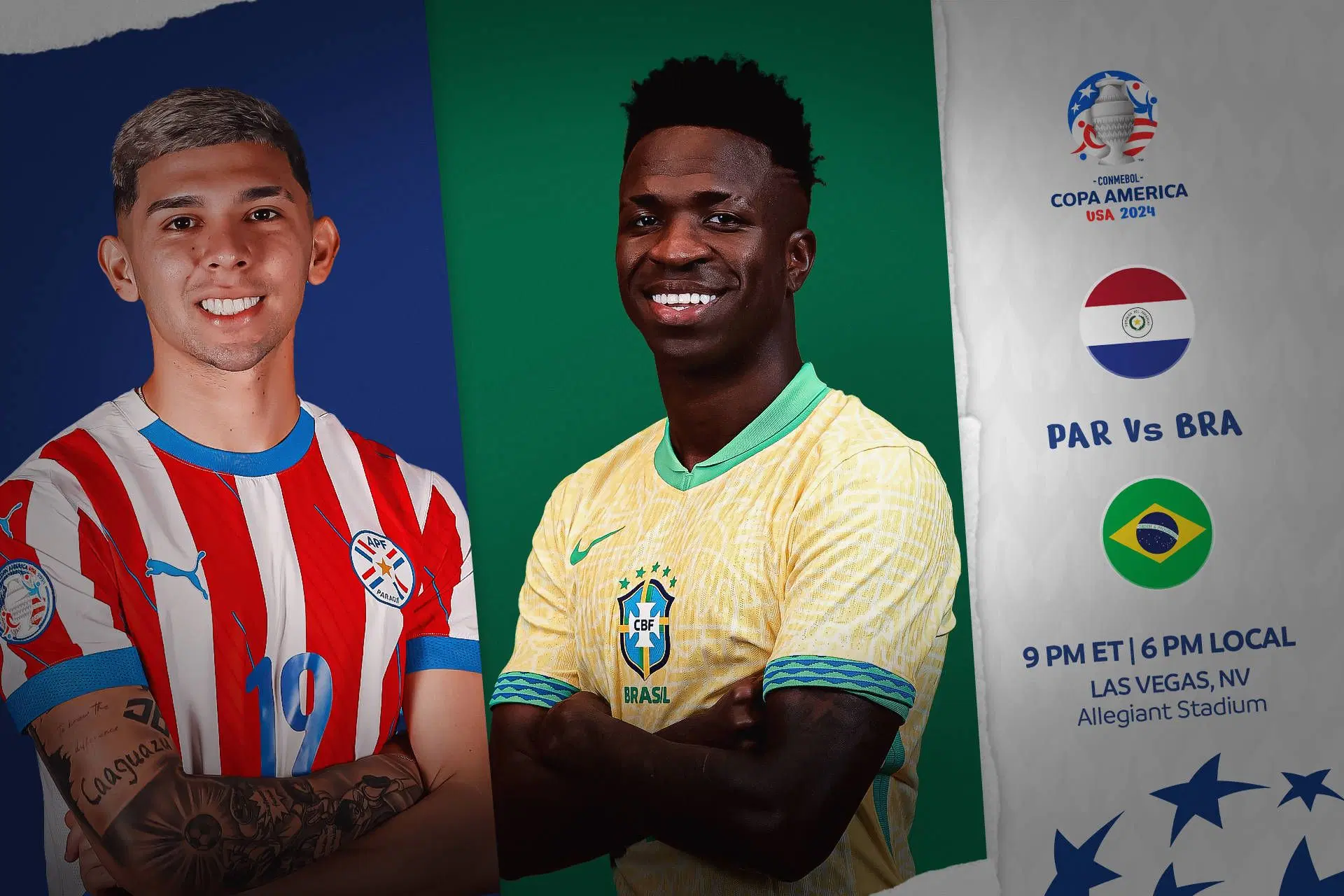 Brazil Seeks First Copa America 2024 Win Against Paraguay in Crucial Group D Clash