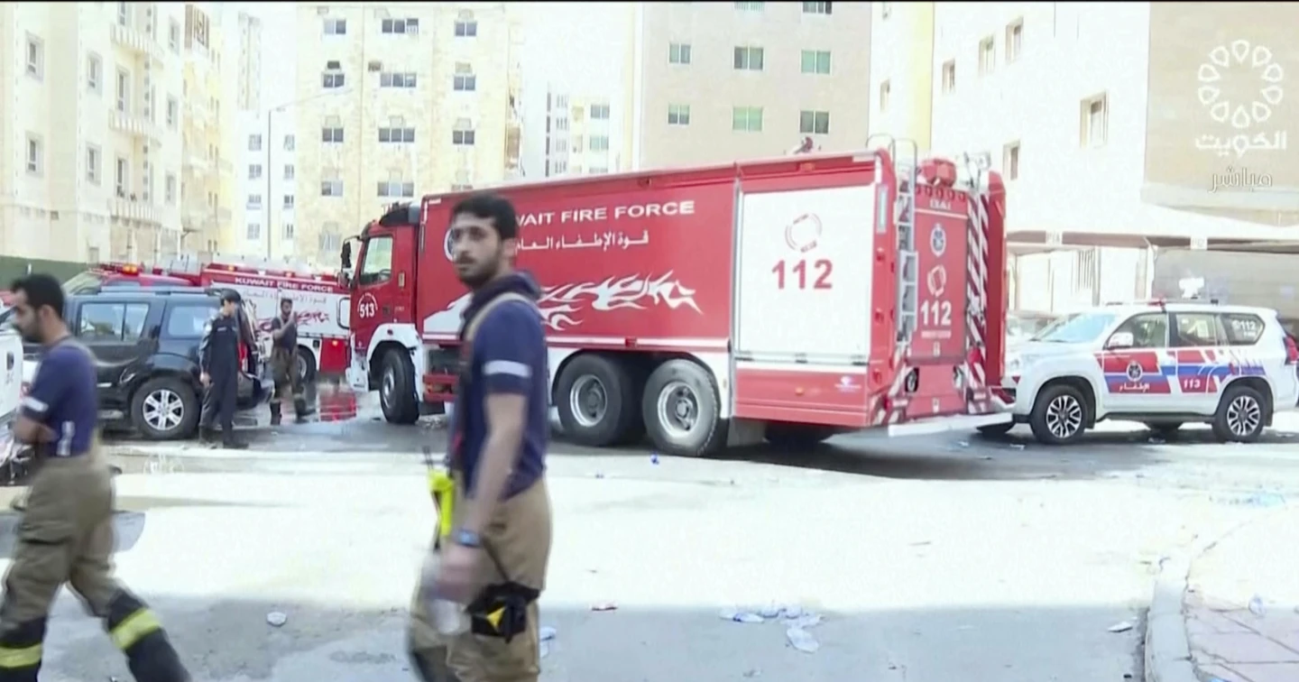 At Least 41 Dead in Kuwait Building Fire Housing Workers