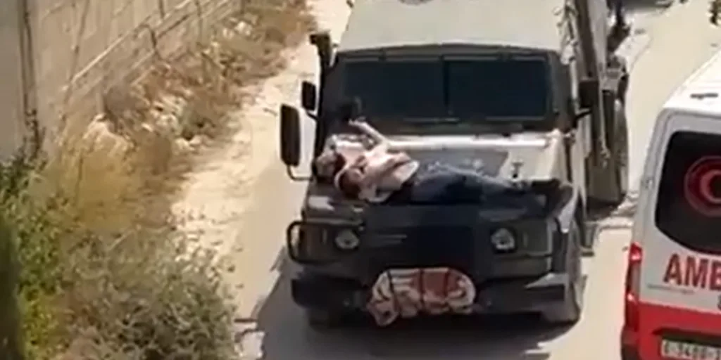 Palestinian Man Shot and Strapped to Israeli Army Jeep Sparks International Outrage