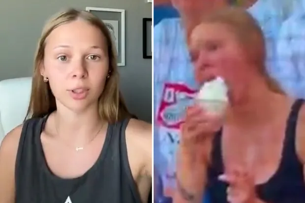 College World Series Fan Criticizes ESPN for Viral Ice Cream Footage, Citing Oversexualization