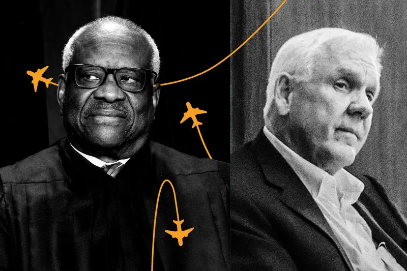 Senate Investigation Reveals Billionaire Harlan Crow Provided Justice Clarence Thomas with Additional Undisclosed Private Jet Trips