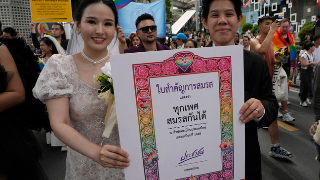 Thailand Poised to Become First Southeast Asian Country to Legalize Same-Sex Marriage