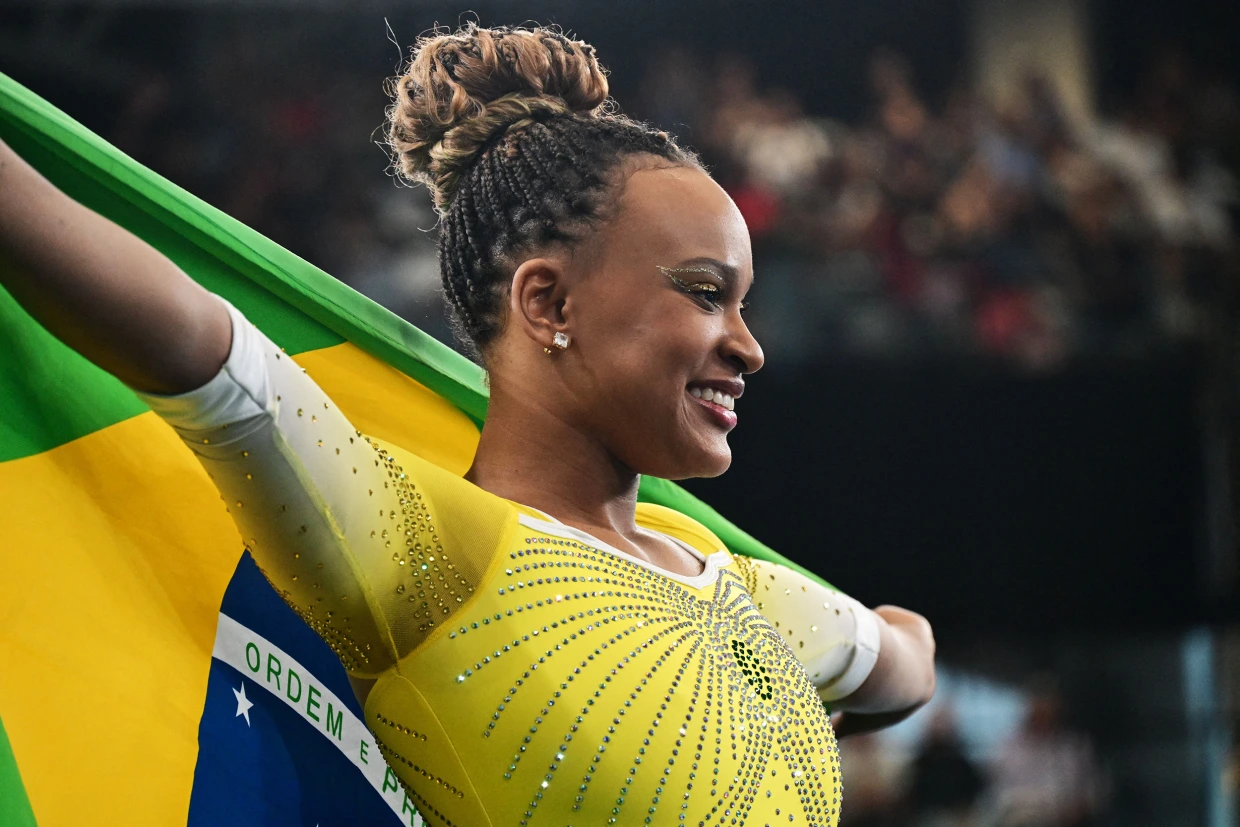 Meet The Brazilian Gymnast Who Could Challenge Simone Biles for Gold in Paris