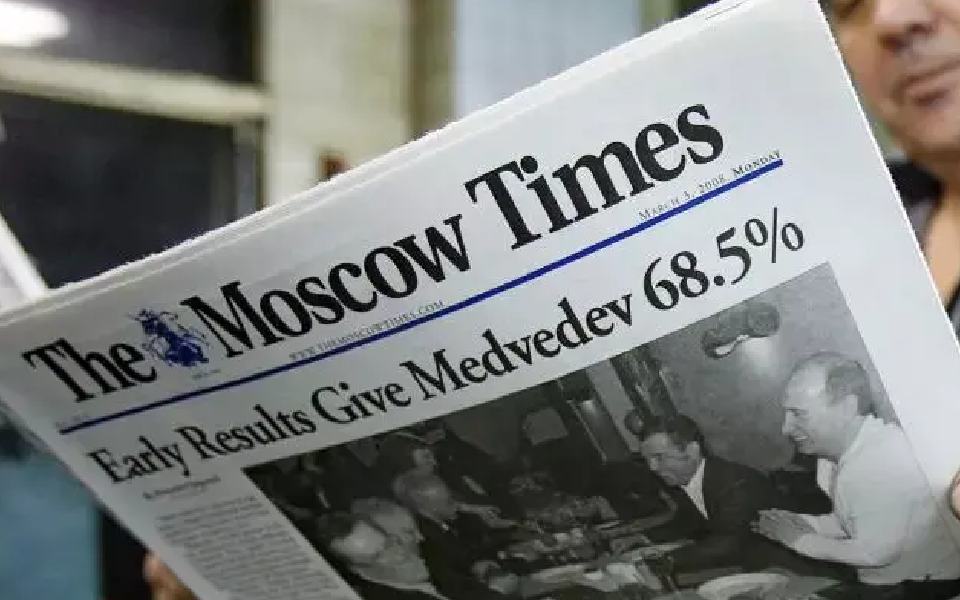 Russia Declares Newspaper The Moscow Times ‘Undesirable’ Amid Crackdown on Criticism