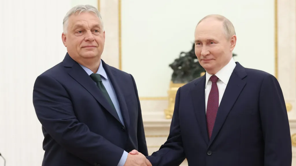 Hungary’s Viktor Orban Meets Putin in Moscow, Sparking EU Controversy