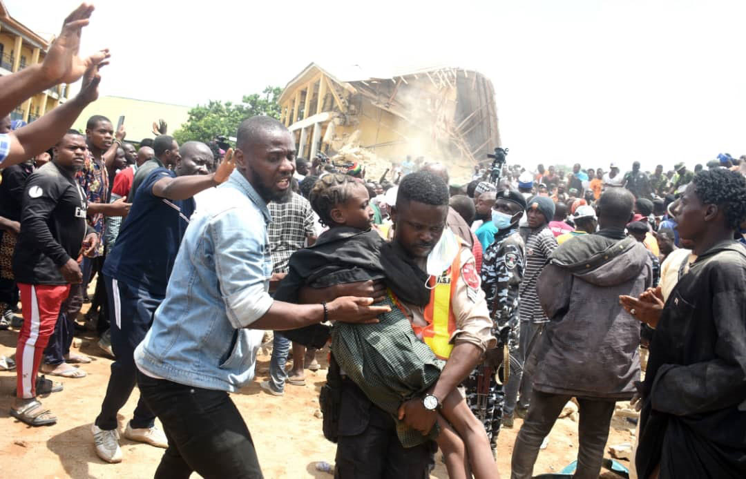 UPDATED: Tragic School Building Collapse in Jos, Nigeria: Death Toll Rises to 17, Over 120 Trapped