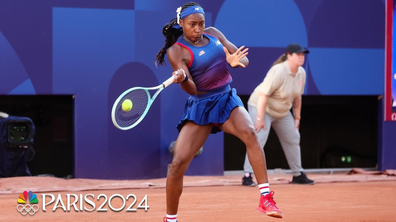 Coco Gauff Shines in Olympic Debut: Wins Opening Match in Straight Sets