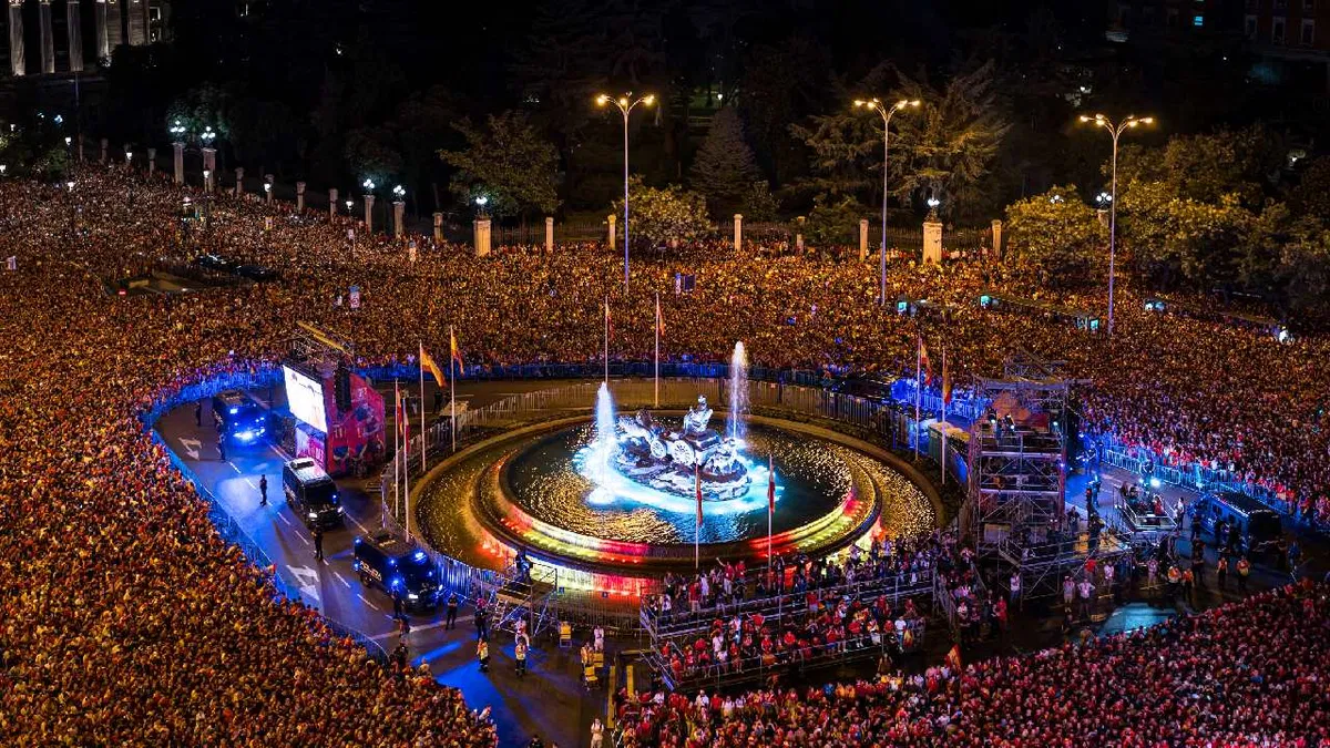 European Champions Spain Celebrate Euro 2024 Triumph with Thousands of Fans in Madrid