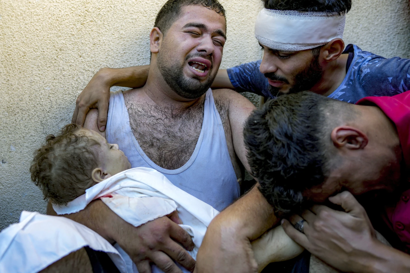 Gaza Father Mourns Toddler Son Killed by Israeli Airstrike