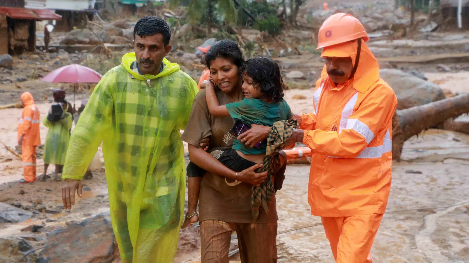 63 Killed, Many More Trapped in Kerala, India Deadly Landslides