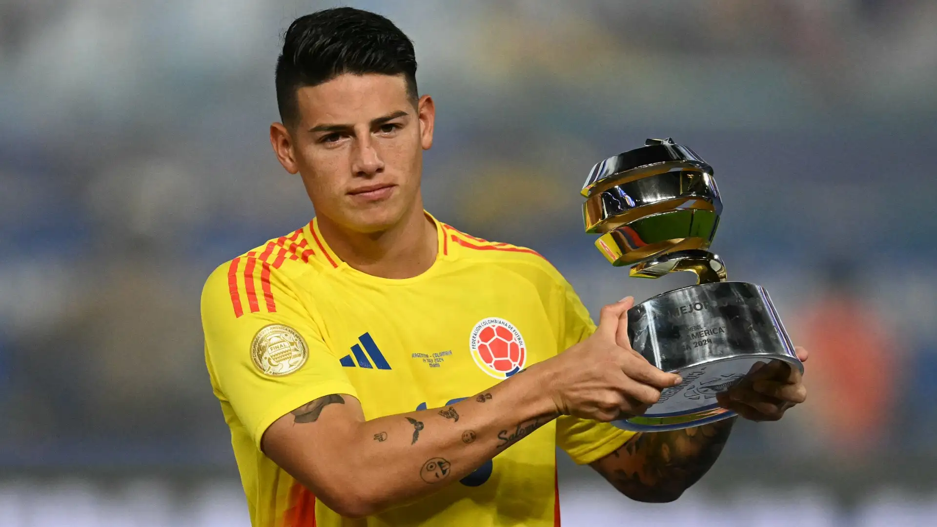 James Rodriguez Wins Copa America Player of the Tournament Despite Colombia’s Defeat