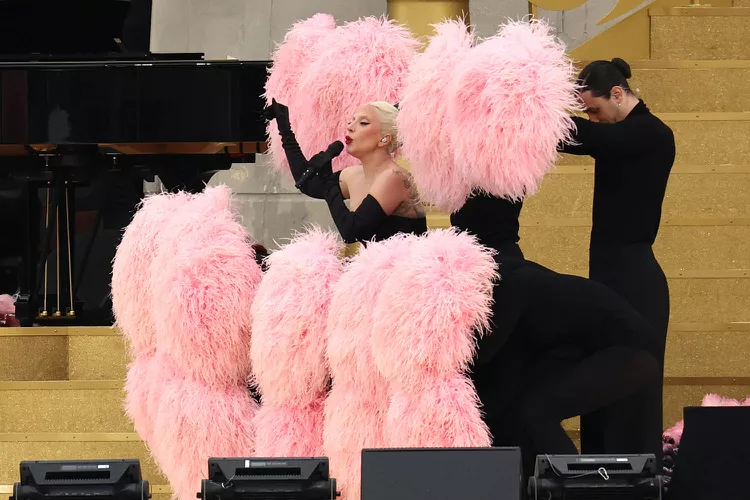 Lady Gaga Seen Performing on the Seine River in Paris Ahead of 2024 Summer Olympics Opening Ceremony