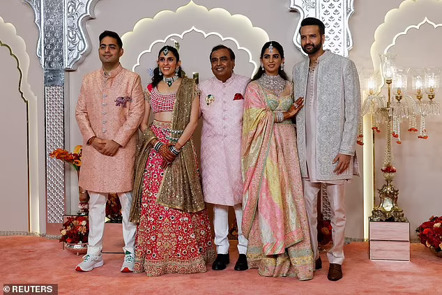 John Cena, Kim Kardashian, and Khloe Kardashian Among Glamorous Guests at Anant Ambani and Radhika Merchant’s Lavish Wedding Ceremony in Mumbai