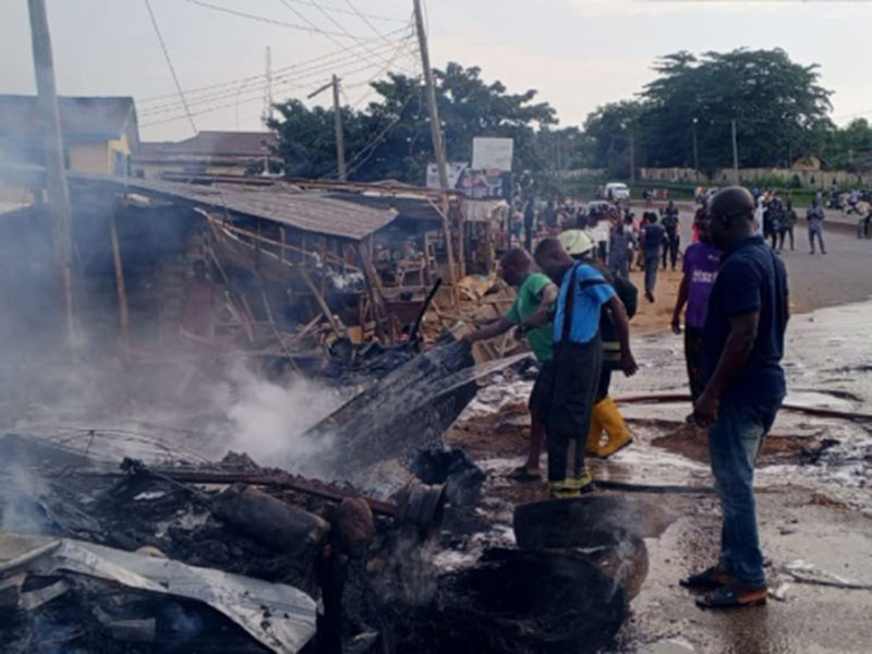 Tragic Gas Explosion Claims Lives of Mother and Daughter in Ogun State, Nigeria