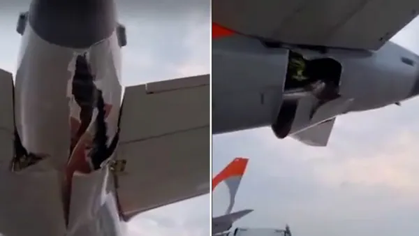 Shocking Video: Plane Ripped Open in Brazil Runway Collision