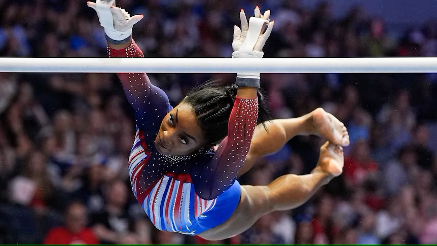 Simone Biles Secures Paris Olympics Spot with Stunning Floor Routine, Husband Jonathan Owens Cheers On