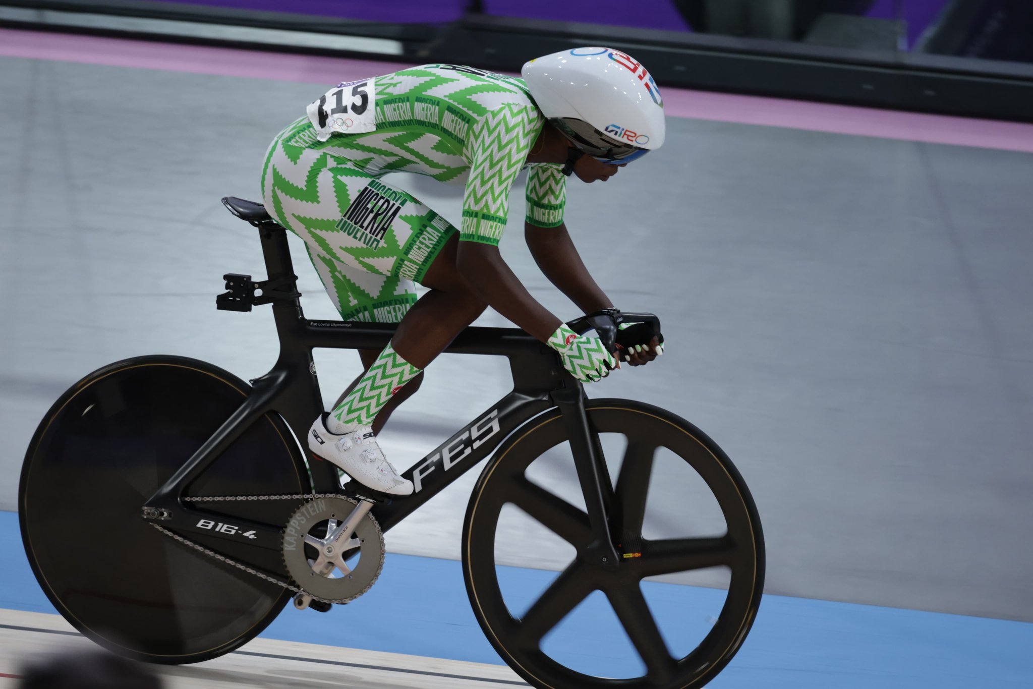 Paris 2024: Nigerian Biker Borrows Bike from German Team at Olympics