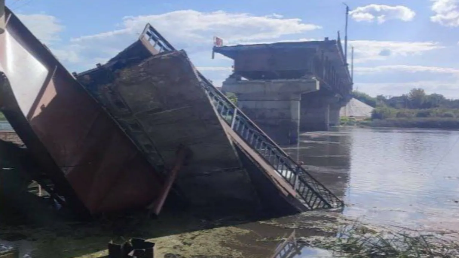 Ukraine Destroys Key Russian Bridge in Kursk Region Incursion