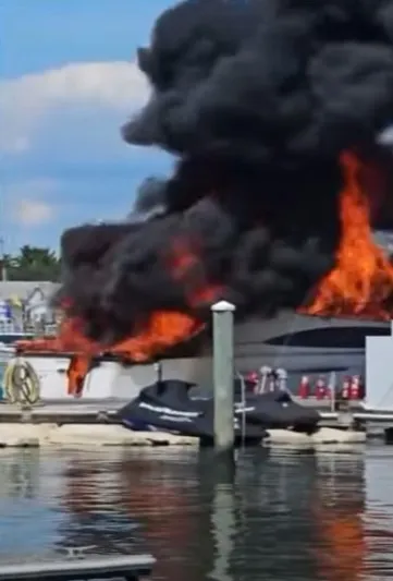 Yacht Explodes at New Jersey Marina, No Serious Injuries Reported