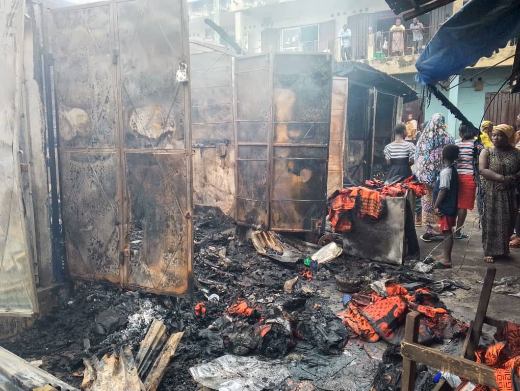 Devastating Fire at Kwadaso Market Kumasi: Over 40 Shops Destroyed