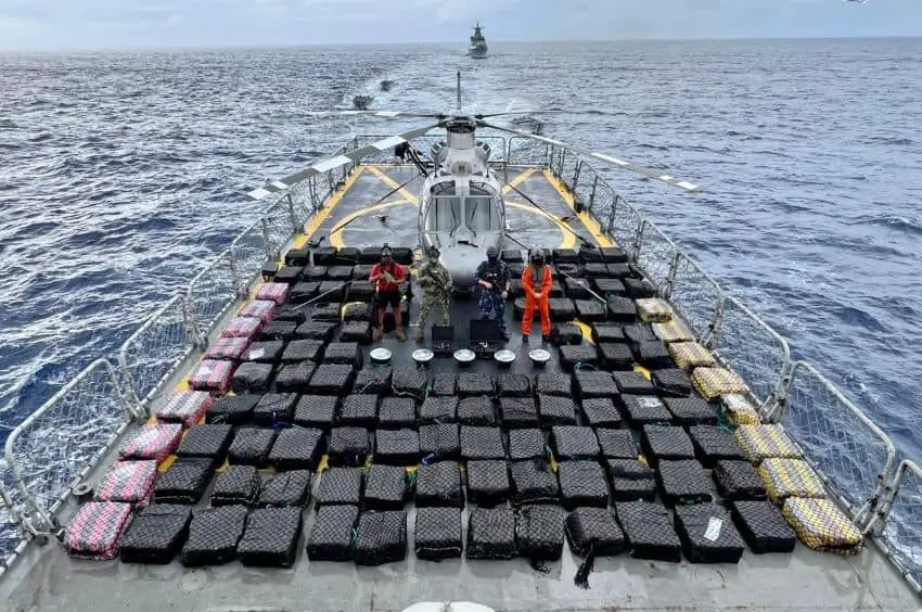 Mexican Navy Seizes Over 7 Tonnes of Cocaine, Arrest 15, in Major Pacific Ocean Operation