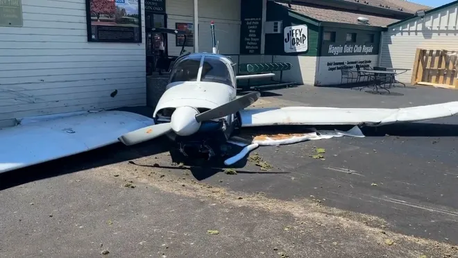 UPDATED: Small Plane Narrowly Misses Golfer in Emergency Crash Landing