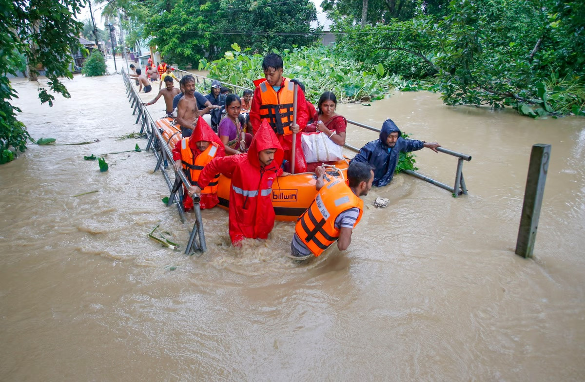 Floods and Landslides Displace Thousands in India’s Tripura and Bangladesh