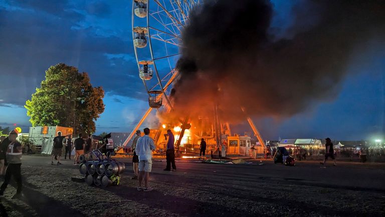 Ferris Wheel Fire at German Music Festival Injures About 30 People