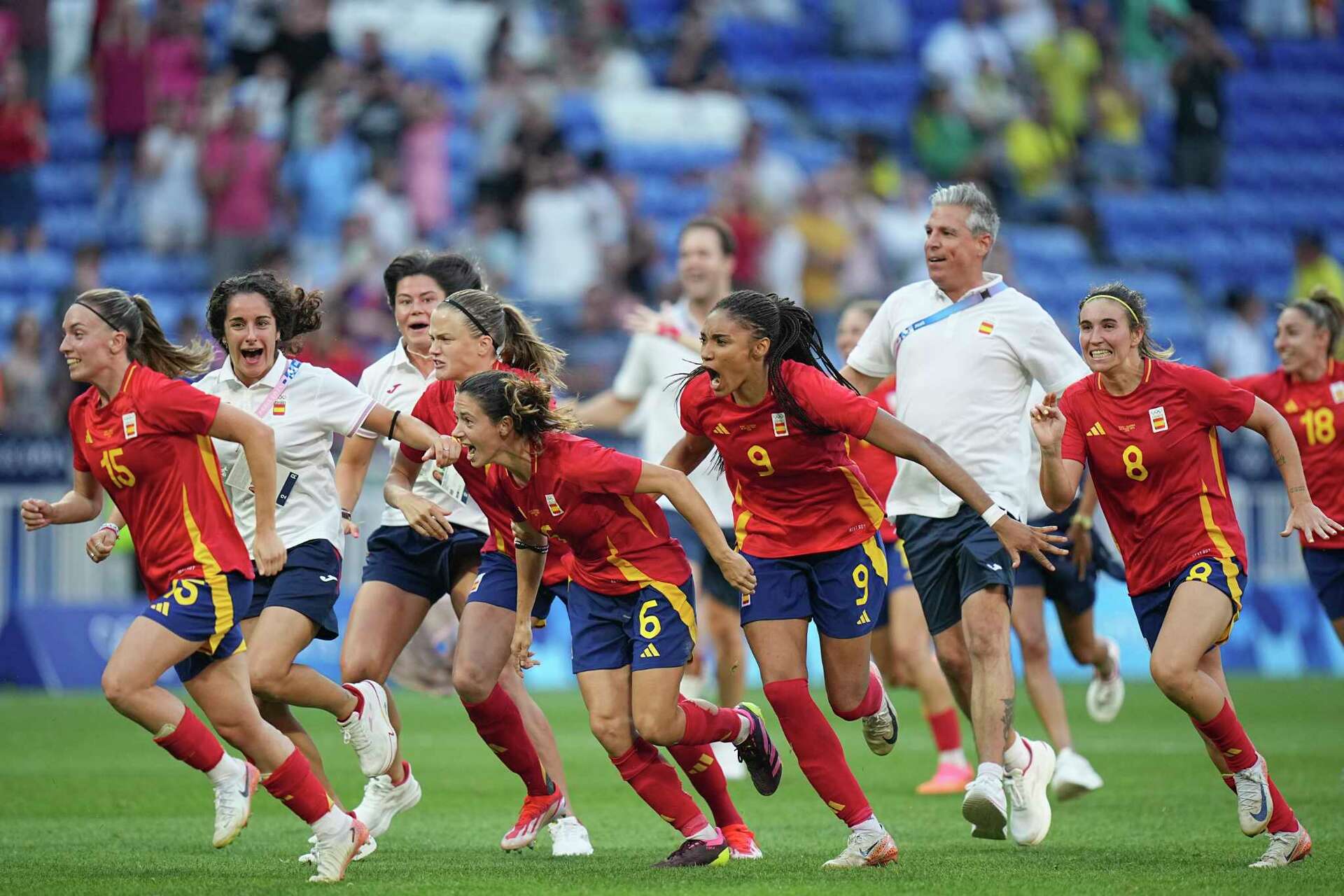 Spain Overcomes 2-0 Deficit to Beat Colombia 4-2 on Penalties in Olympic Soccer Quarterfinal