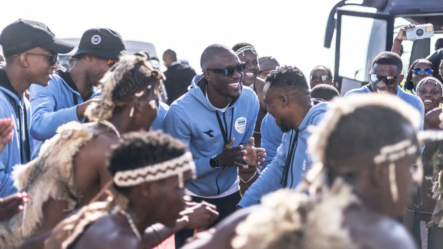 Botswana President Leads Thousands of Supporters to Celebrate Olympic Champion Letsile Tebogo with Stadium Spectacular