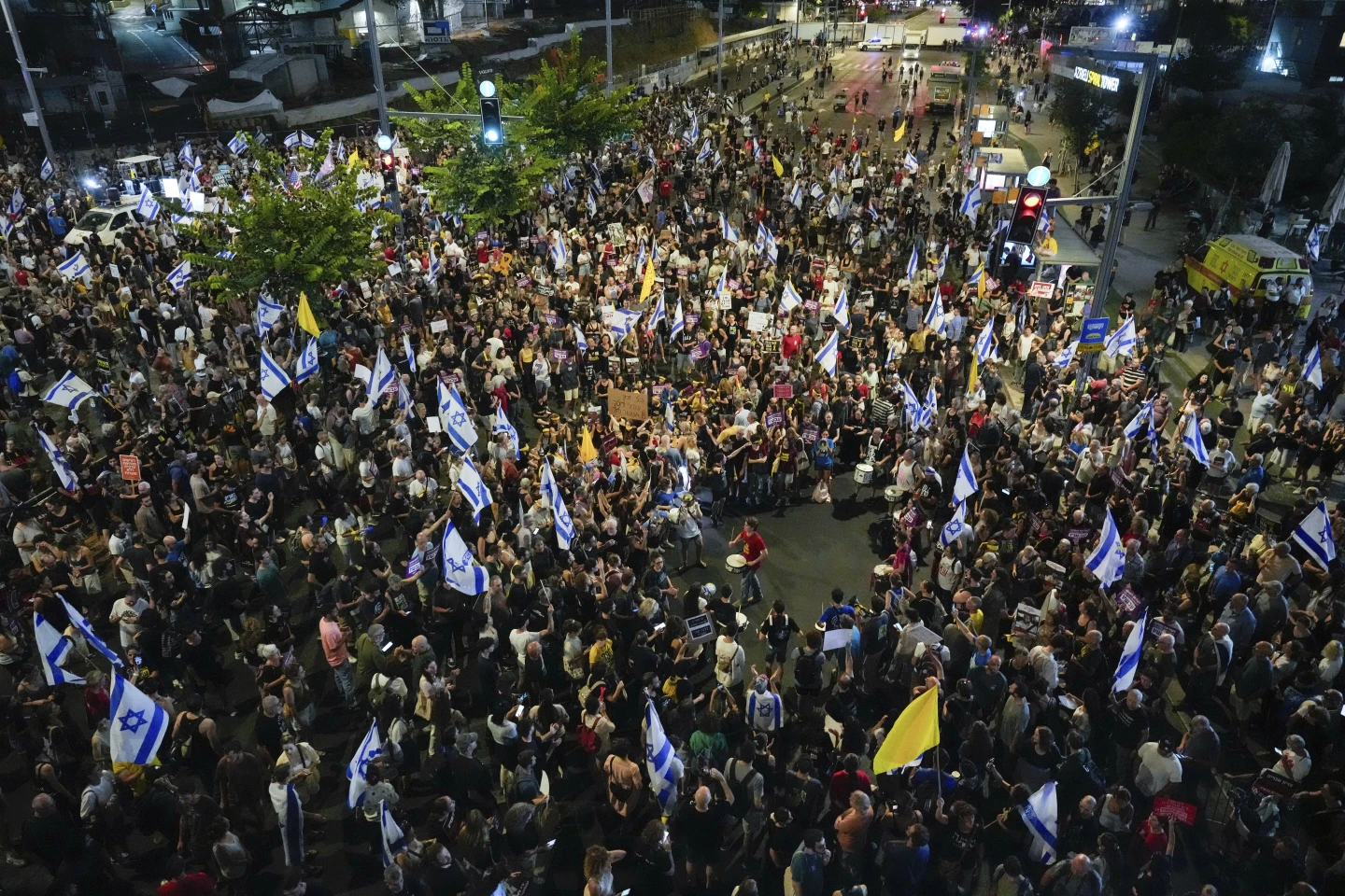 Tel Aviv Protests Continue as Israel-Hamas Conflict Enters 11th Month