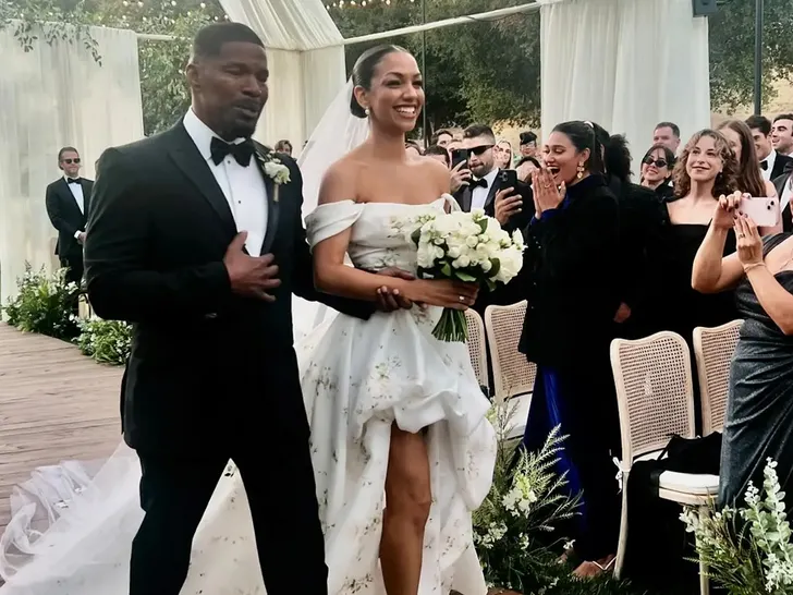 Jamie Foxx Walks Daughter Down Aisle at Wedding Following Health Recovery