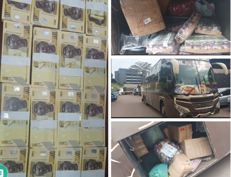 Passenger Bus Intercepted with Undeclared Currency, Goods in Uganda