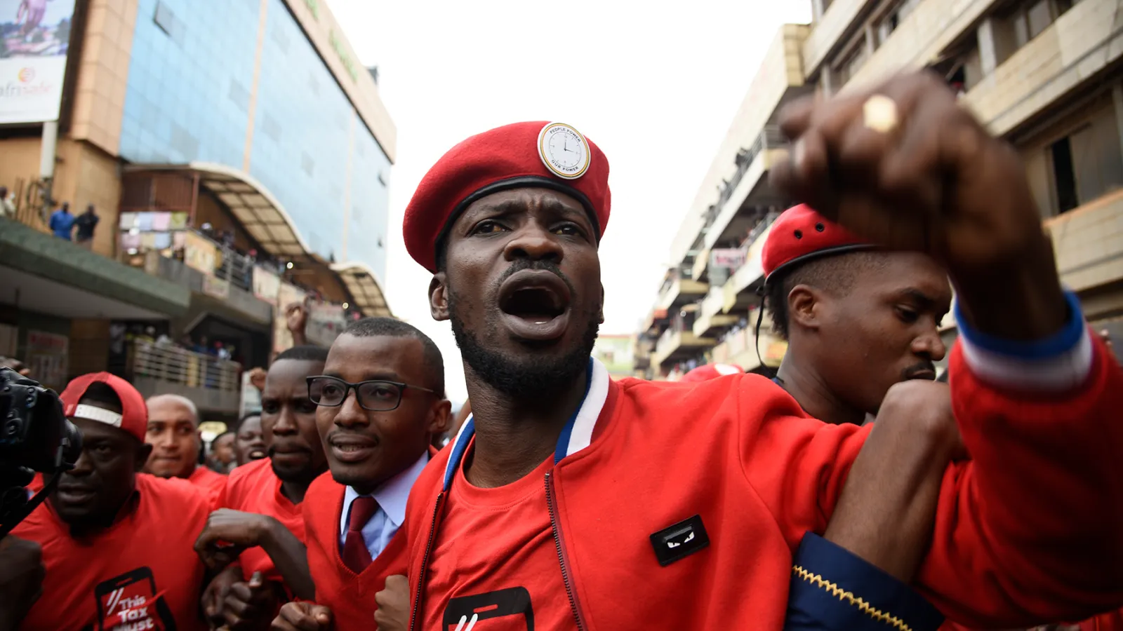 Ugandan Opposition Leader Bobi Wine Shot and Wounded in Police Confrontation