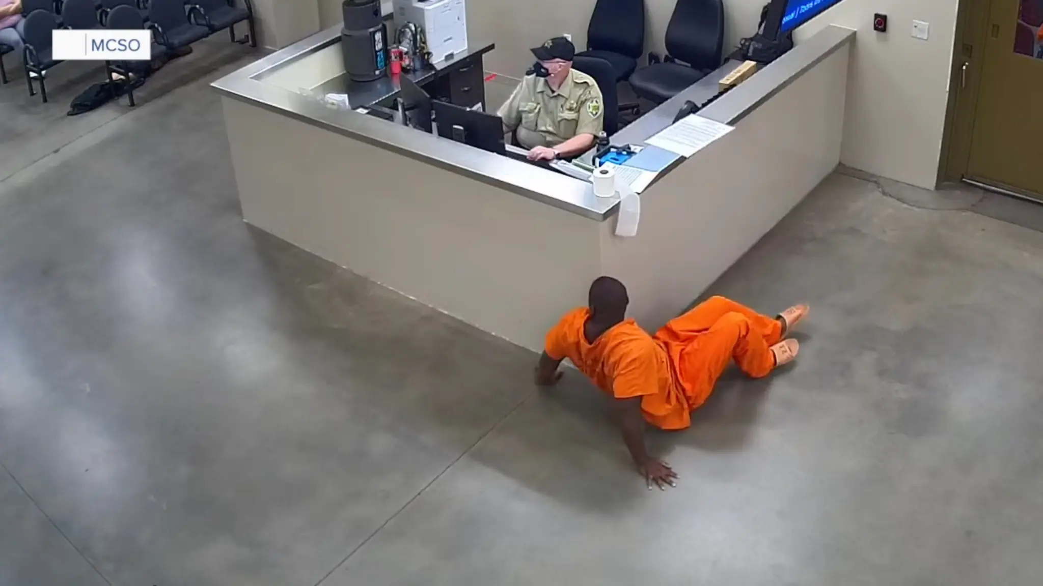 Arizona Inmate Caught on Camera Attempting to Assault Female Prisoner