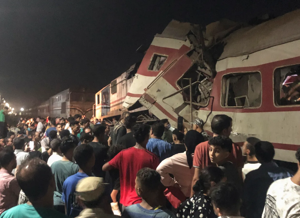 Two Dead, 29 Injured in Train Collision in Egypt’s Nile Delta