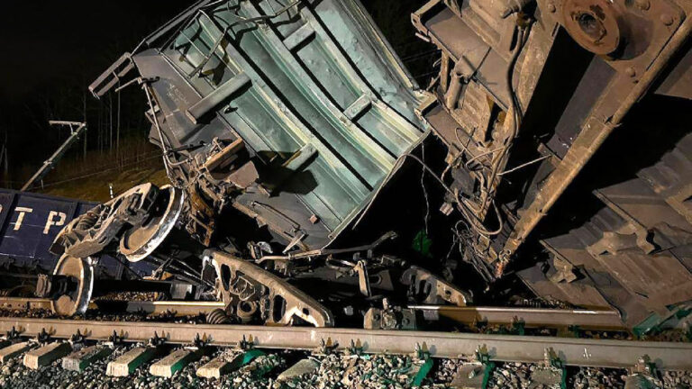 Russia Claims ‘Terrorist Act’ Behind Freight Train Derailment Near Ukraine Border
