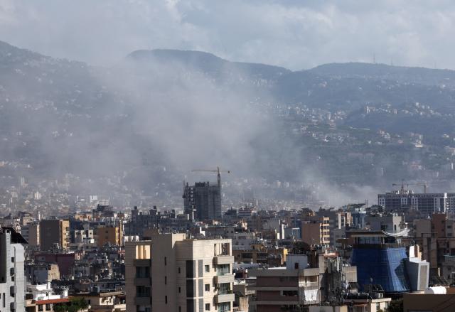 Israel Strikes Beirut Suburb After Hezbollah Rocket Barrage