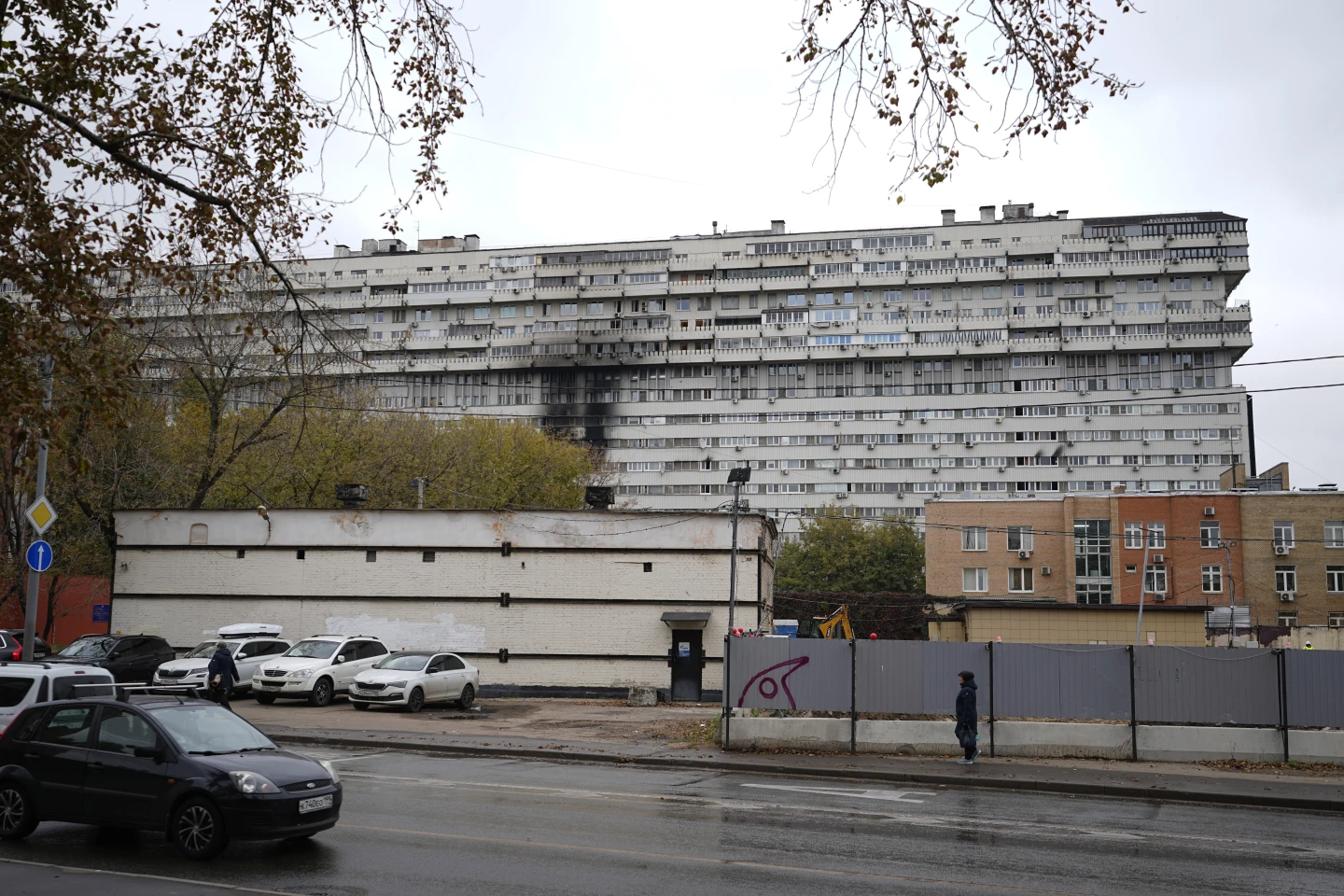 Fire at Moscow’s Iconic ‘Ship Building’ Leaves Two Dead