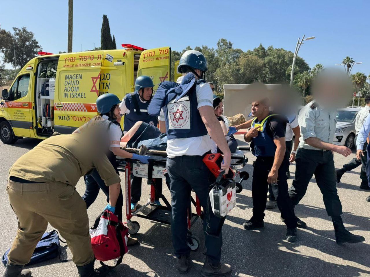 Multiple Casualties Reported as Truck Rams into Bus Stop Near Israeli Military Base