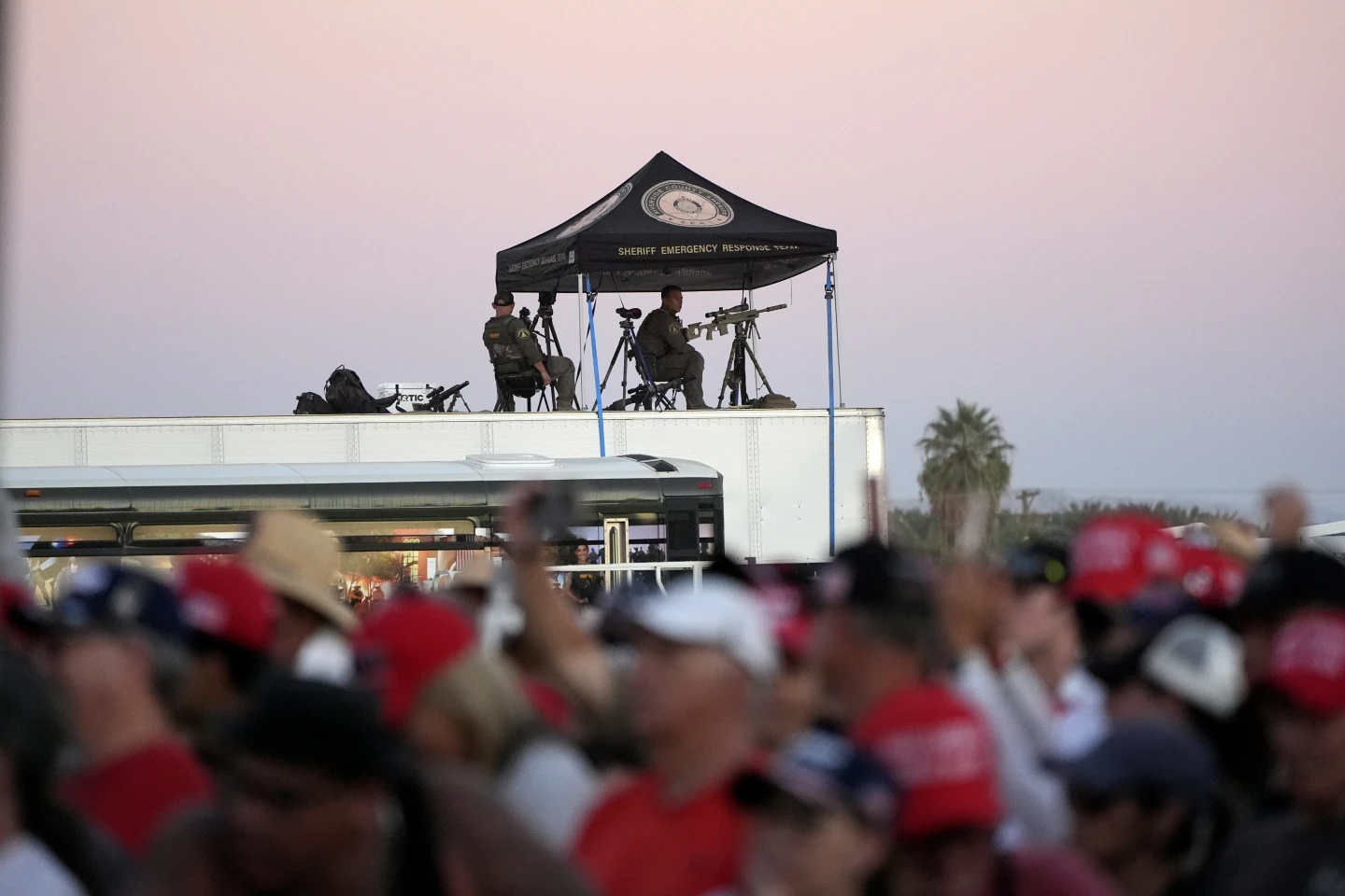 Armed Man Arrested at Security Checkpoint Near Trump Rally in Southern California