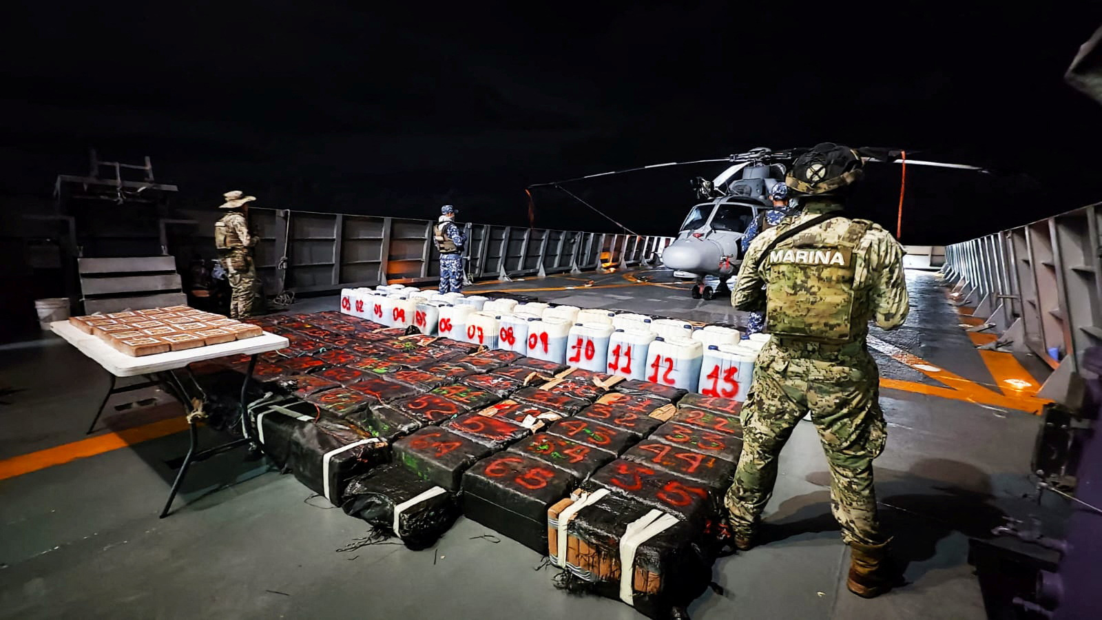 Mexican Navy Conducts Record-Breaking Drug Seizure, Arrests 23 in Pacific Coast Operation