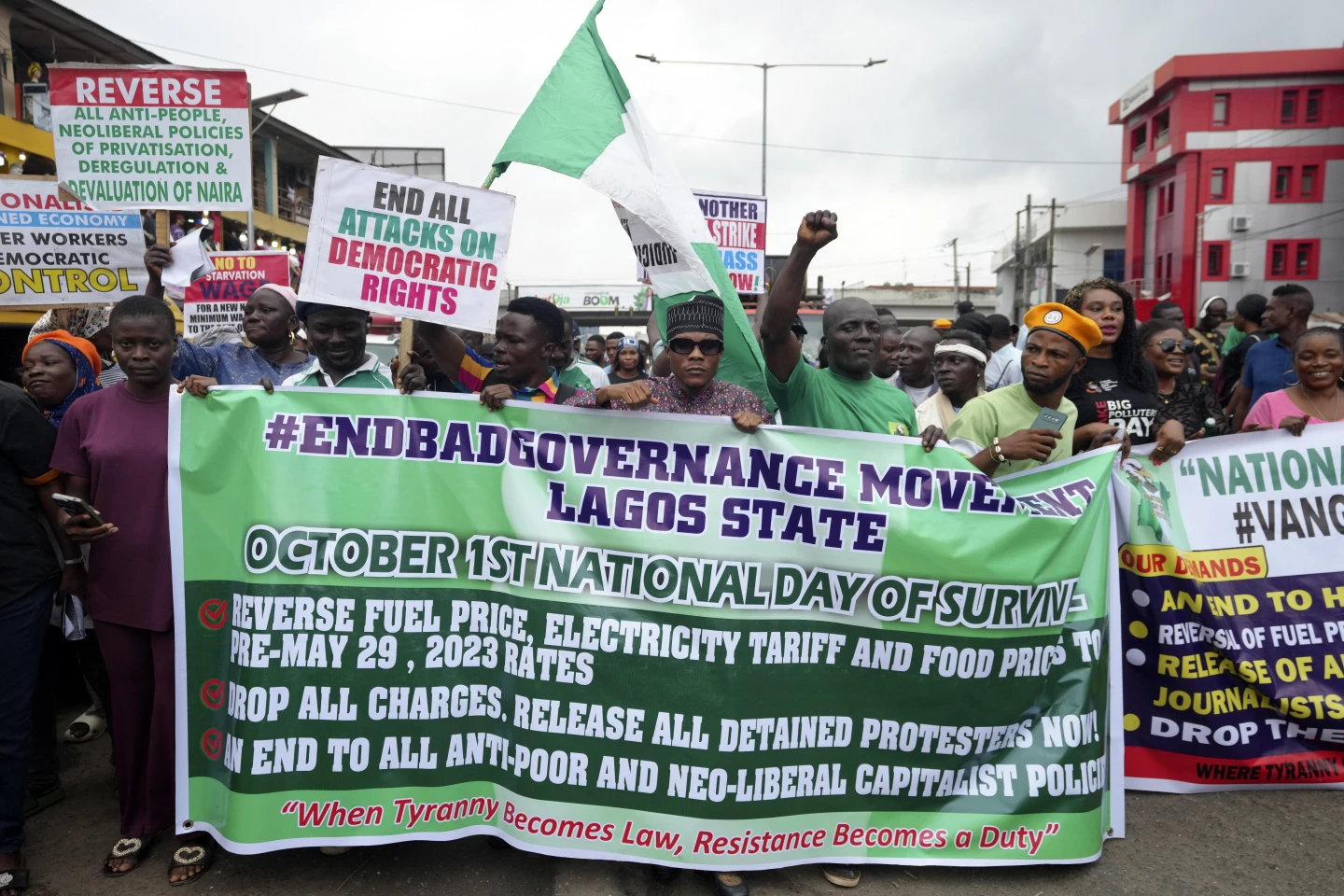 Nigeria’s Independence Day Marked by Protests Over Economic Hardship