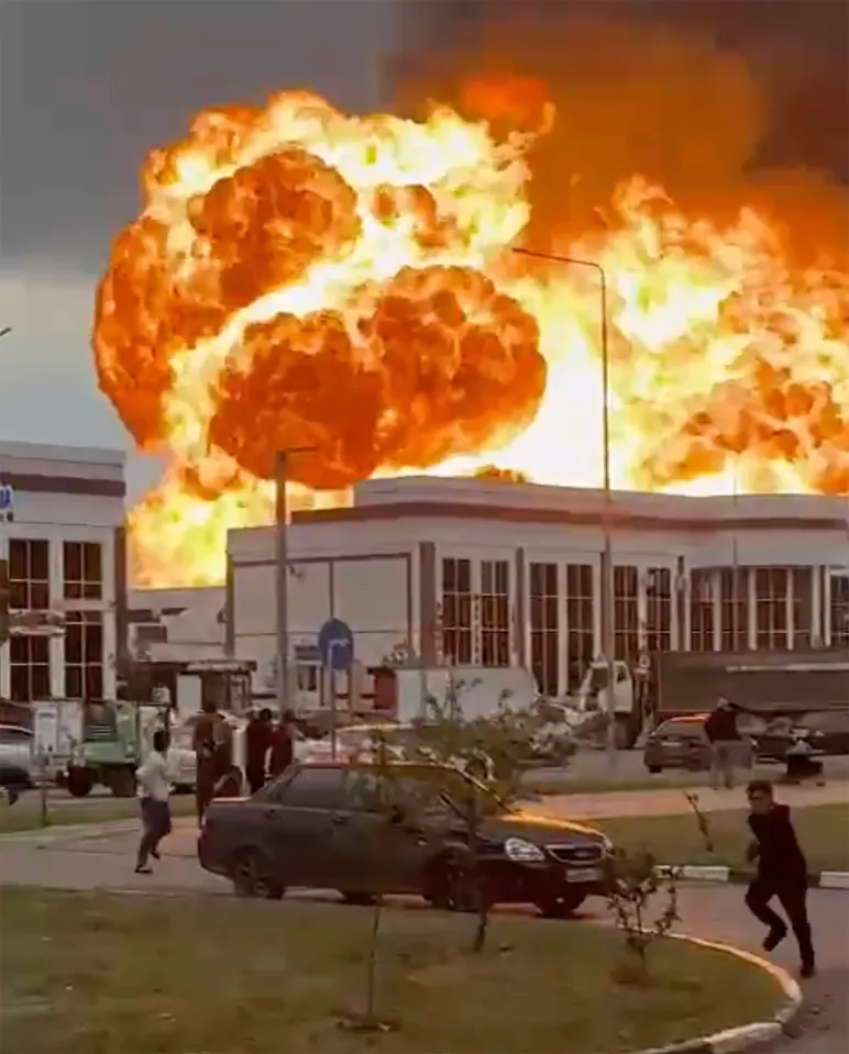 Massive Petrol Station Explosion in Grozny, Russia Kills Four, Including Two Children