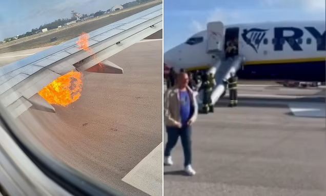 Ryanair Plane Fire in Italy Prompts Evacuation, Safety Concerns