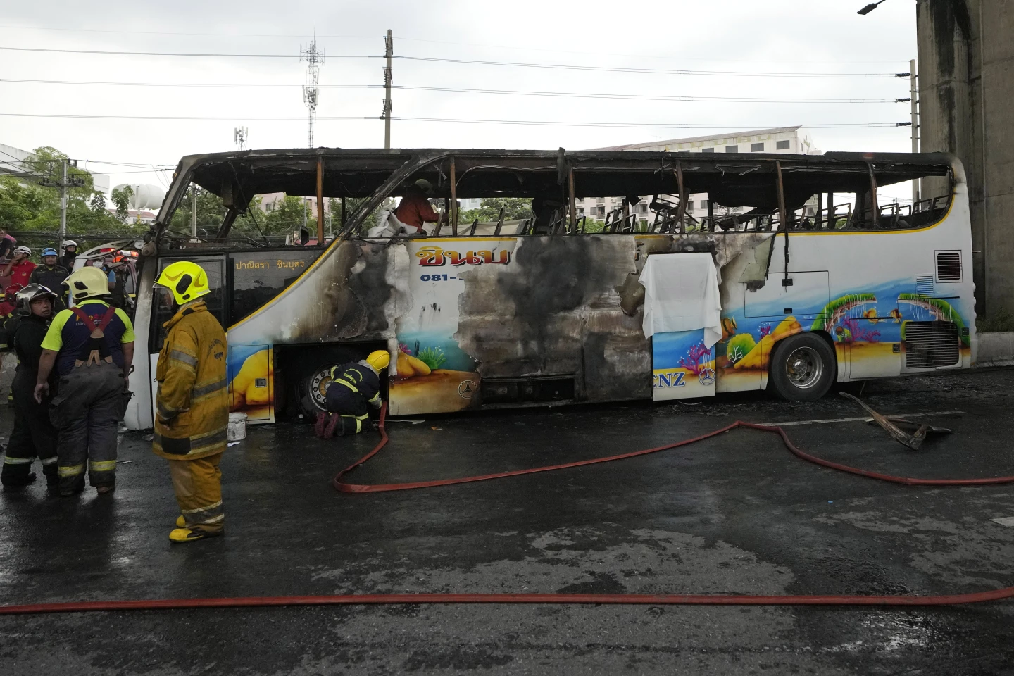 Over 20 Feared Dead in School Bus Fire Near Bangkok